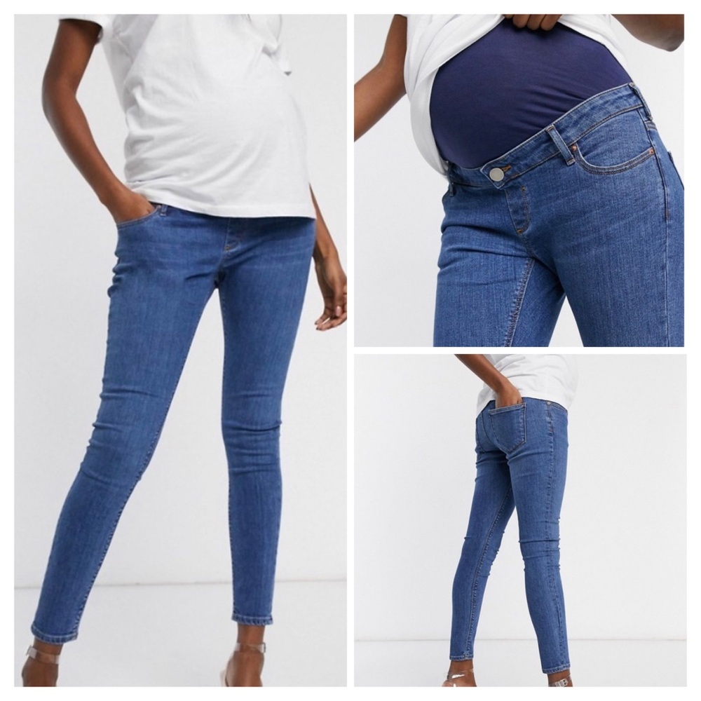 ASOS Maternity Whitby Skinny Jeans, New with Tags, Size 12